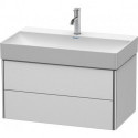 Meuble sous-vasque XSQUARE 397x784x460mm blanc semi-brillant