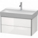 Meuble sous-vasque XSQUARE 397x784x460mm blanc nordique