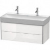 Meuble sous-vasque XSQUARE 397x984x460mm blanc mat