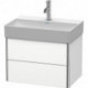Meuble sous-vasque Duravit XSQUARE COMPACT 397x584x390mm blanc mat