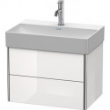 Meuble sous-vasque Duravit XSQUARE COMPACT 397x584x390mm blanc nordique