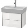 Meuble sous-vasque Duravit XSQUARE COMPACT 397x584x390mm blanc nordique
