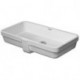Lavabo à encastrer DURAVIT VERO AIRavec trop plein sans trou de robinetterie B 600x310mm sans trou de robinetterie blanc