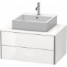 Meuble sous-vasque XSQUARE 400x800x548mm blanc brillant lack