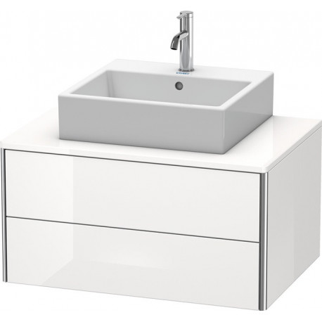 Meuble sous-vasque XSQUARE 400x800x548mm blanc semi-brillant