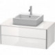 Meuble sous-vasque XSQUARE 400x1000x548mm blanc semi-brillant