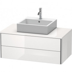 Meuble sous-vasque XSQUARE 400x1000x548mm blanc semi-brillant
