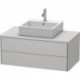 Meuble sous-vasque XSQUARE 400x1000x548mm blanc nordique
