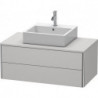 Meuble sous-vasque XSQUARE 400x1000x548mm blanc nordique