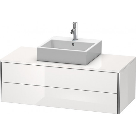 Meuble sous-vasque XSQUARE 400x1200x548mm blanc brillant lack