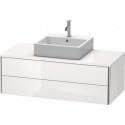 Meuble sous-vasque XSQUARE 400x1200x548mm blanc semi-brillant