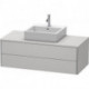 Meuble sous-vasque XSQUARE 400x1200x548mm blanc nordique