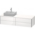 Meuble sous-vasque XSQUARE 400x1600x548m avec éclairage li blanc brillant