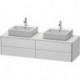 Meuble sous-vasque XSQUARE 400x1600x548mm f 2 Be blanc sdm
