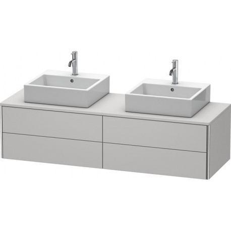 Meuble sous-vasque XSQUARE 400x1600x548mm f 2 Be blanc nordique