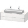 Meuble sous-vasque XSQUARE 400x1400x548mm blanc mat