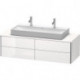Meuble sous-vasque XSQUARE 400x1400x548mm blanc brillant
