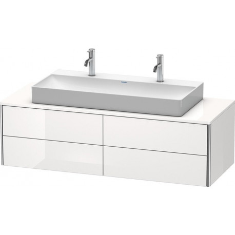 Meuble sous-vasque XSQUARE 400x1400x548mm blanc brillant