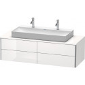 Meuble sous-vasque XSQUARE 400x1400x548mm blanc semi-brillant