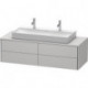 Meuble sous-vasque XSQUARE 400x1400x548mm blanc nordique
