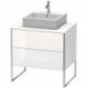 Meuble sous-vasque XSQUARE 778x800x548mm blanc brillant