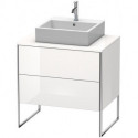 Meuble sous-vasque XSQUARE 778x800x548mm blanc brillant lack