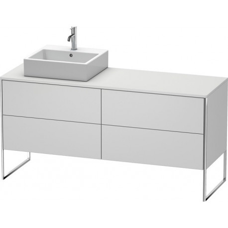 Meuble sous-vasque XSQUARE 778x1600x548m avec éclairage li blanc sdm