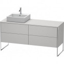 Meuble sous-vasque XSQUARE 778x1600x548m avec éclairage li blanc nordique