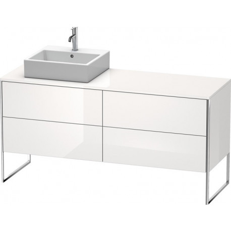 Meuble sous-vasque XSQUARE 778x1600x548m avec éclairage re blanc brillant lack
