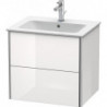 Meuble sous-vasque XSQUARE 560x610x478mm blanc nordique