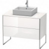 Meuble sous-vasque XSQUARE 778x1000x548mm blanc brillant