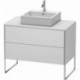 Meuble sous-vasque XSQUARE 778x1000x548mm blanc semi-brillant