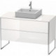 Meuble sous-vasque XSQUARE 778x1200x548mm blanc semi-brillant