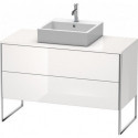 Meuble sous-vasque XSQUARE 778x1200x548mm blanc semi-brillant