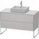 Meuble sous-vasque XSQUARE 778x1200x548mm blanc nordique