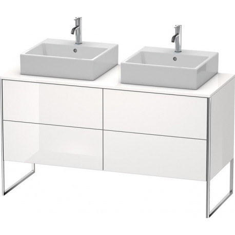 Meuble sous-vasque XSQUARE 778x1400x548mm f 2 Be blanc nordique