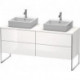 Meuble sous-vasque XSQUARE 778x1600x548mm f 2 Be blanc nordique