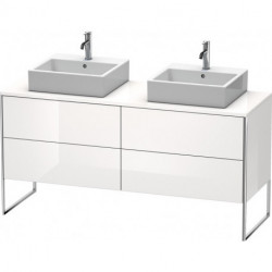 Meuble sous-vasque XSQUARE 778x1600x548mm f 2 Be blanc nordique