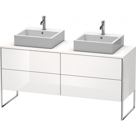 Meuble sous-vasque XSQUARE 778x1600x548mm f 2 Be blanc nordique