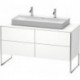 Meuble sous-vasque XSQUARE 778x1400x548mm blanc mat