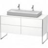 Meuble sous-vasque XSQUARE 778x1400x548mm blanc mat