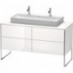 Meuble sous-vasque XSQUARE 778x1400x548mm blanc nordique