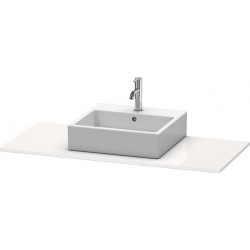 Console Duravit XSQUAREavec découpe 16x800x550mm blanc brillant lack