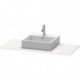 Console Duravit XSQUAREavec découpe 16x800x550mm blanc nordique