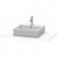 Console Duravit XSQUAREavec découpe 16x1000x550mm blanc mat