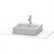 Console Duravit XSQUAREavec découpe 16x1000x550mm blanc brillant