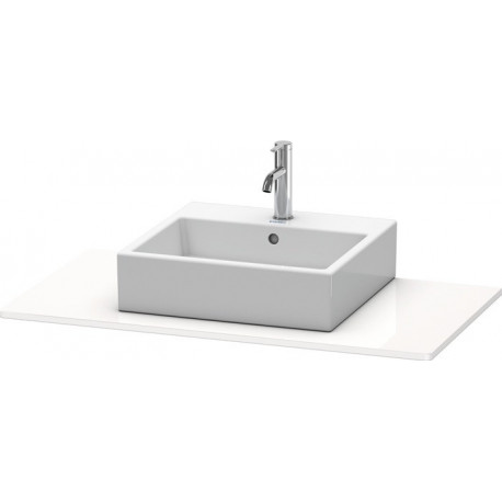 Console Duravit XSQUAREavec découpe 16x1000x550mm blanc nordique