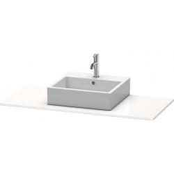 Console Duravit XSQUAREavec découpe 16x1200x550mm blanc nordique