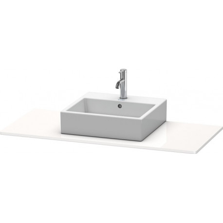 Console Duravit XSQUAREavec découpe 16x1200x550mm blanc nordique