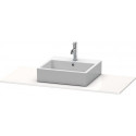Console Duravit XSQUAREavec découpe 16x1200x550mm blanc nordique